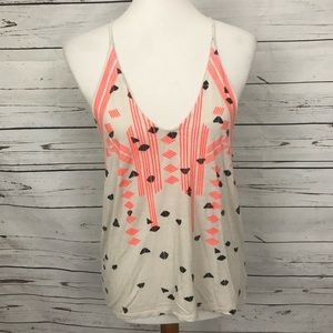 Anthropologie Graphic Print Tank Size XS